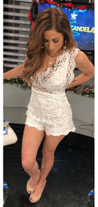 Victoria Lace Romper