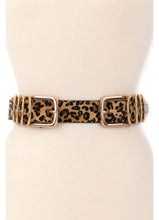Load image into Gallery viewer, Leopard Buckle Belt