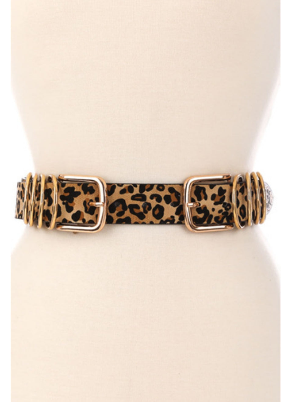 Leopard Buckle Belt