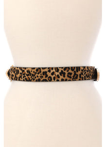 Leopard Buckle Belt