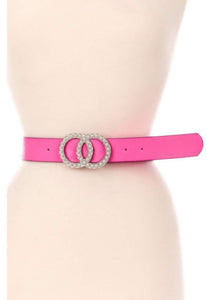 Neon Pink Pearl Belt