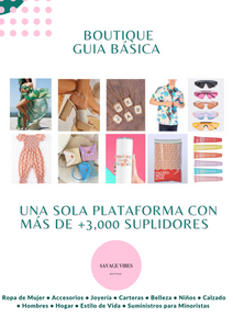 Boutique Guía Básica + Plataforma de Suplidores +3,000
