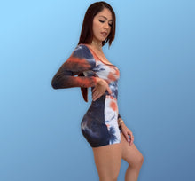Cargar imagen en el visor de la galería, Tie Dye Bodysuit &amp; Shorts Set