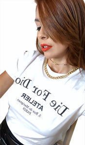 D'or White Basic T-Shirt