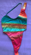 Load image into Gallery viewer, Multi Color One Shoulder Off Bodysuit