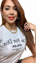 Cargar imagen en el visor de la galería, D&#39;or White Basic T-Shirt