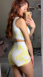 In White Romper
